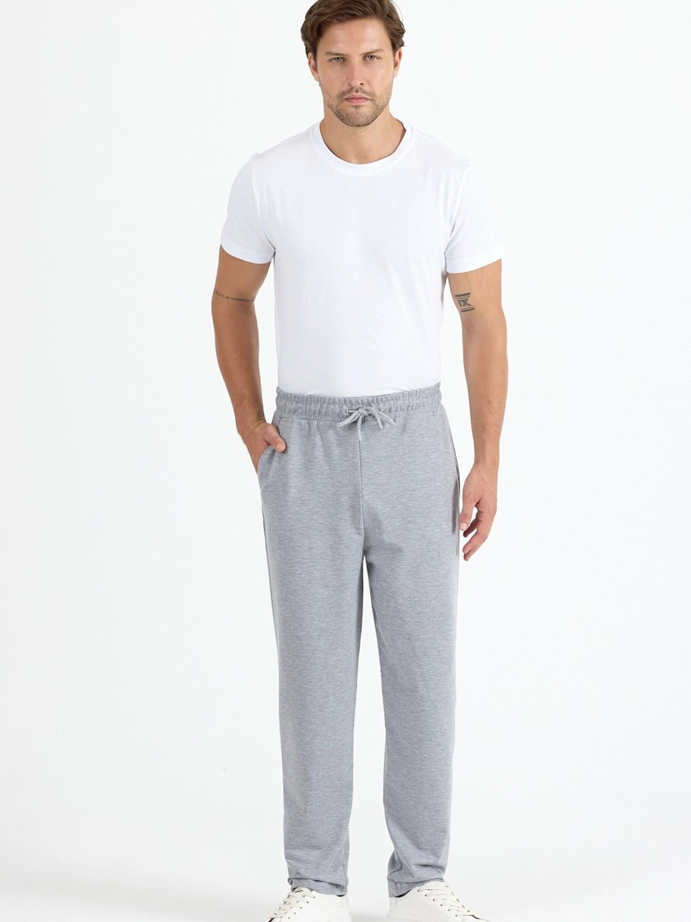 Maxx Free Regular Workout Pants in Grey: front