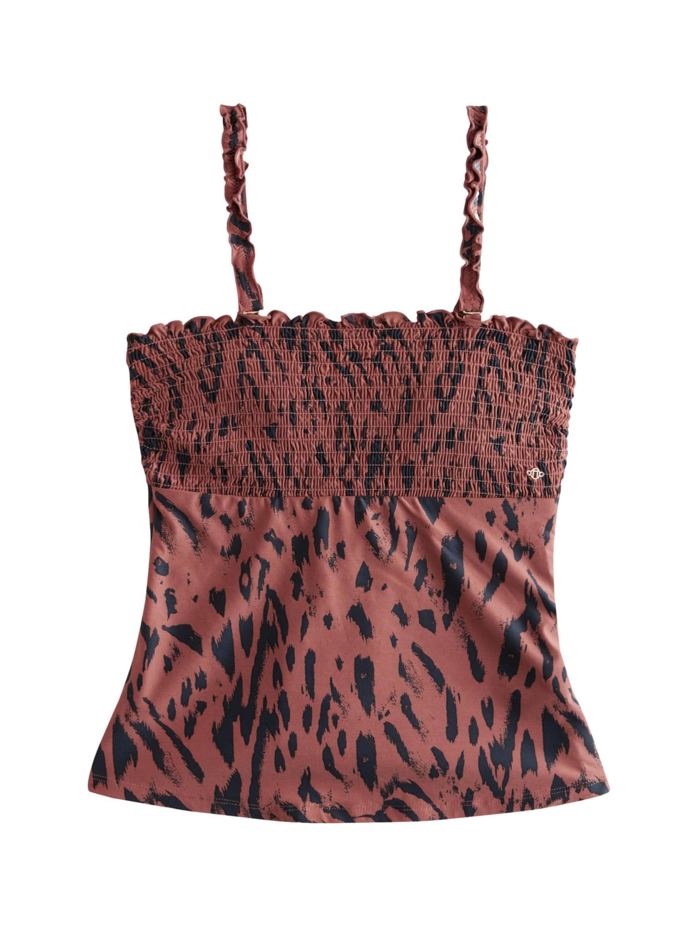 Next Tankinitop in Braun: Vorderseite