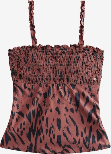 Tankinio viršutinė dalis iš Next, spalva – kaštoninė spalva / juoda, Prekių apžvalga