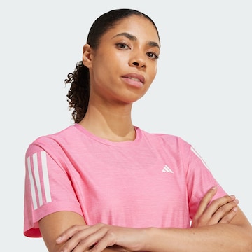 ADIDAS PERFORMANCE Performance Shirt 'Own The Run' in Pink