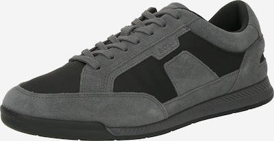 Sportbačiai be auliuko 'Nitan' iš BOSS, spalva – pilka / juoda, Prekių apžvalga