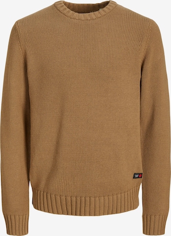 R.D.D. ROYAL DENIM DIVISION Sweater 'William' in Brown: front