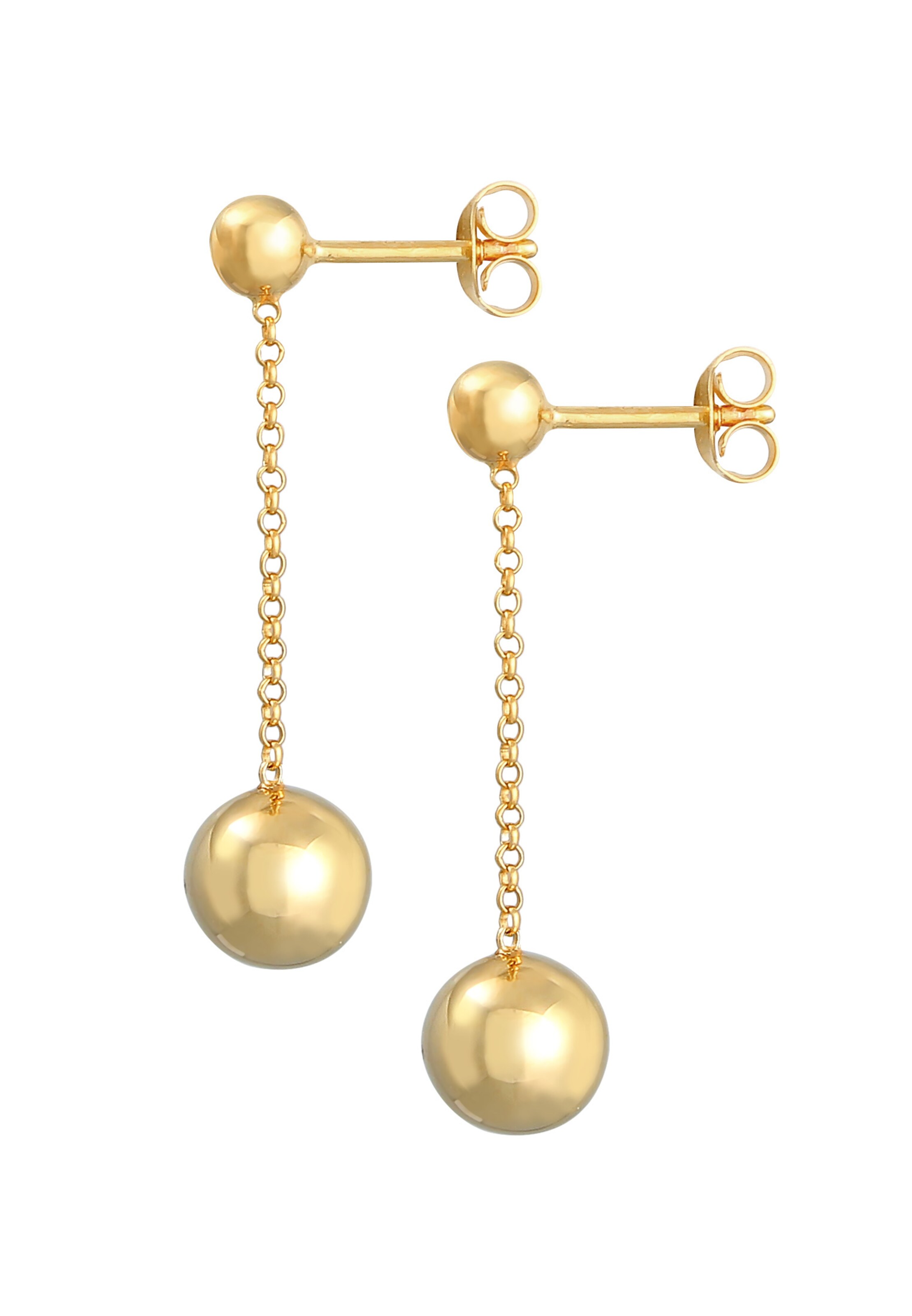 ELLI Ohrringe Kugel in Gold