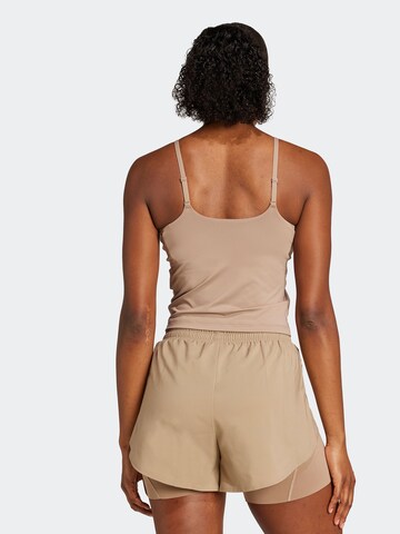 ADIDAS PERFORMANCE Sporttop 'OPTIME' in Beige