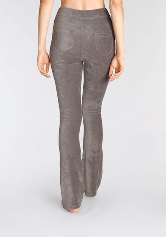 LASCANA Flared Pants in Grey