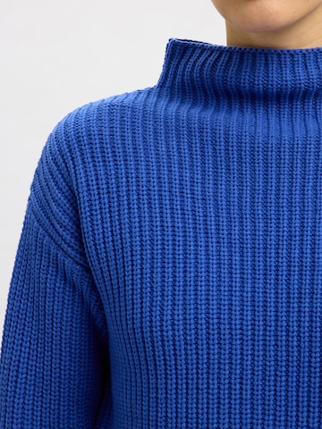 SELECTED Pullover 'SLFSELMA SUS' i blå