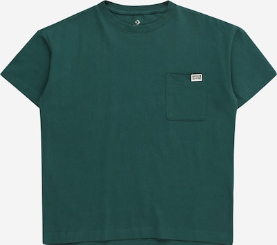 CONVERSE T-Shirt in dunkelgrün, Produktansicht