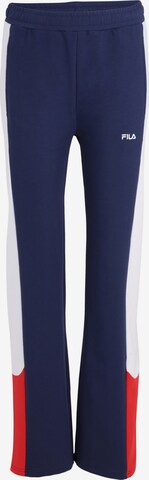 FILA Normální Kalhoty – modrá: přední strana