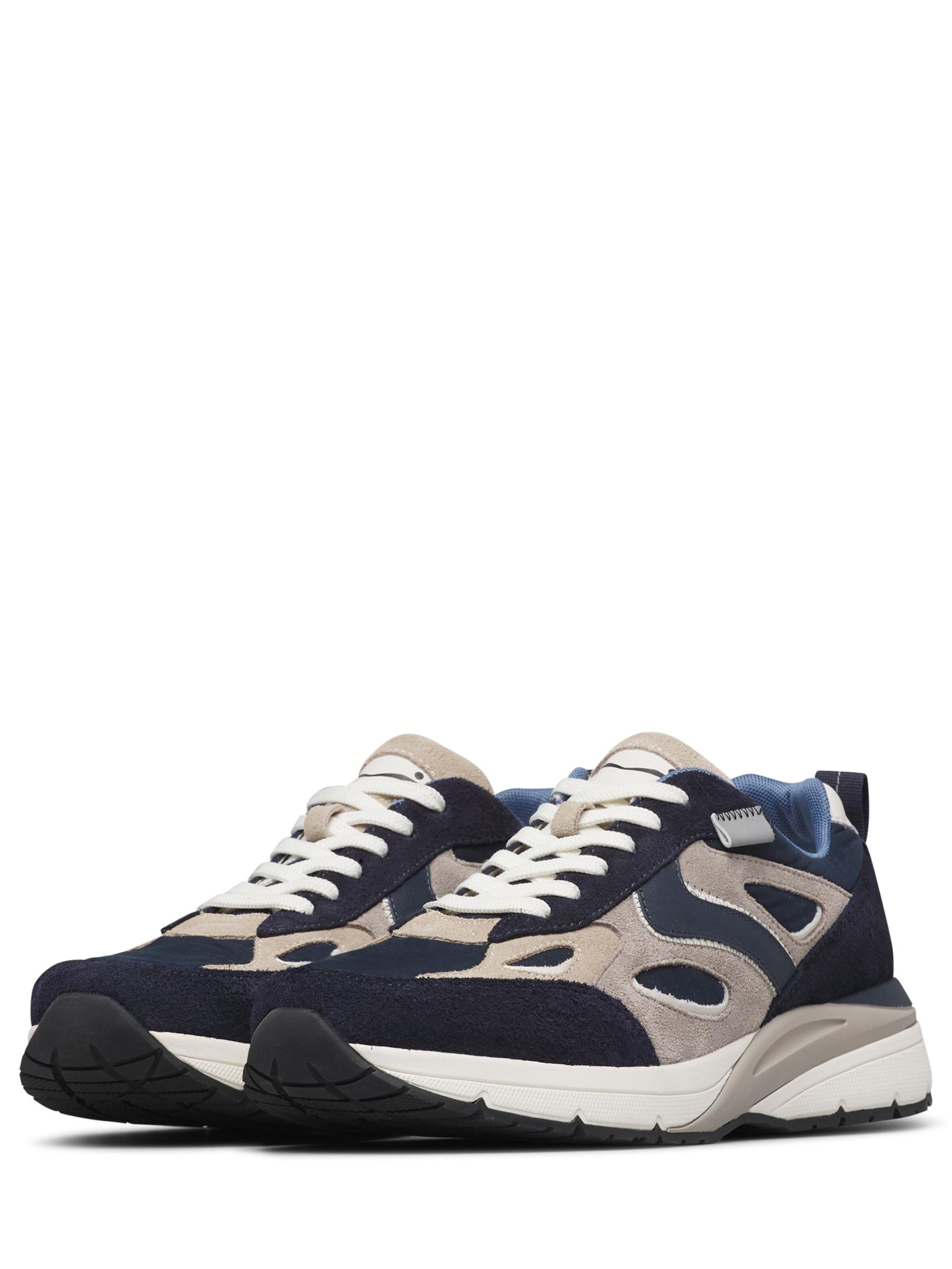 Voile blanche Platform trainers 'HAYDEN.' in Blue