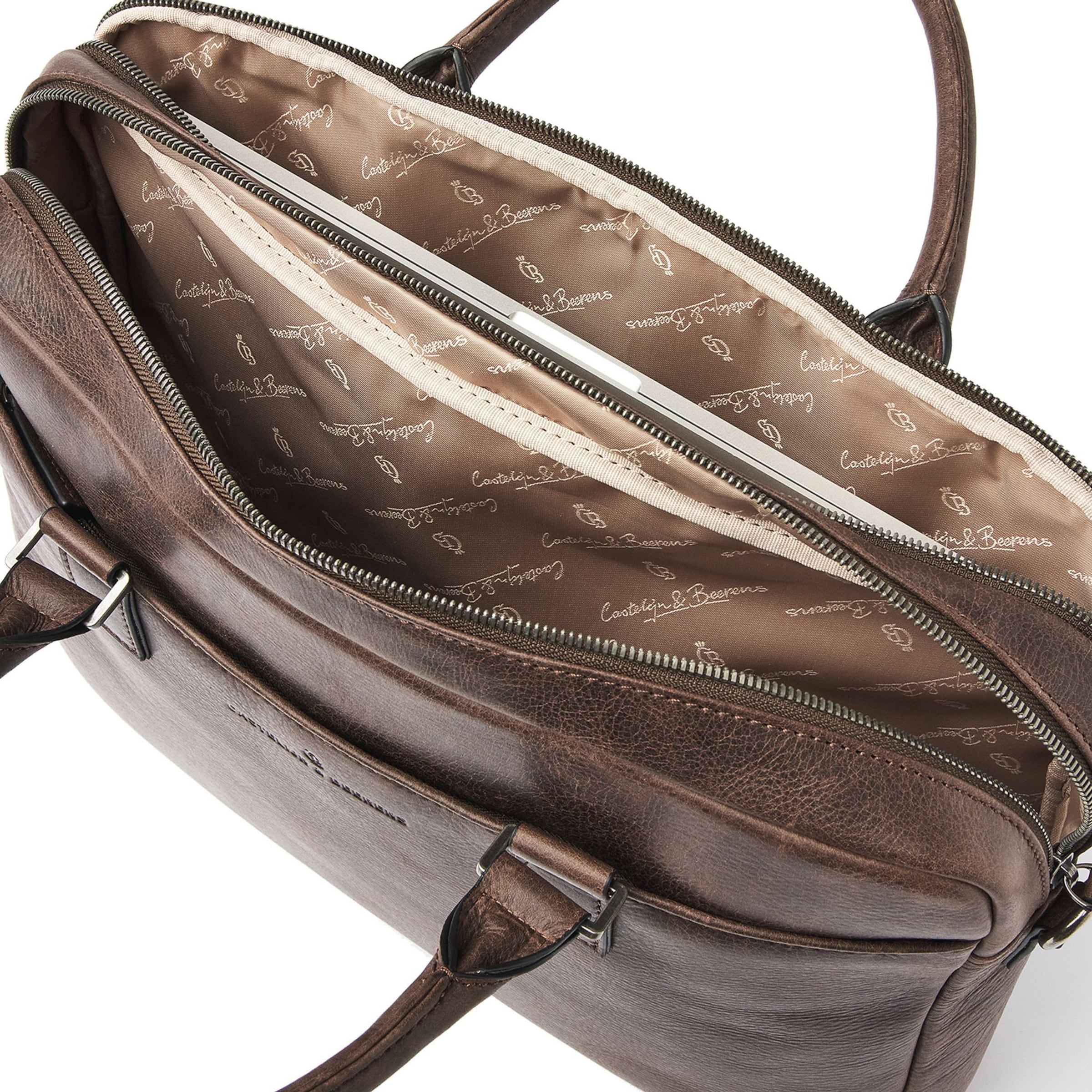 Borsa portadocumenti 'Carisma' di Castelijn & Beerens in marrone