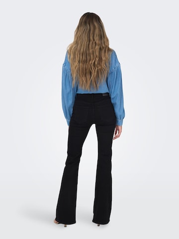 ONLY Flared Jeans in Blauw