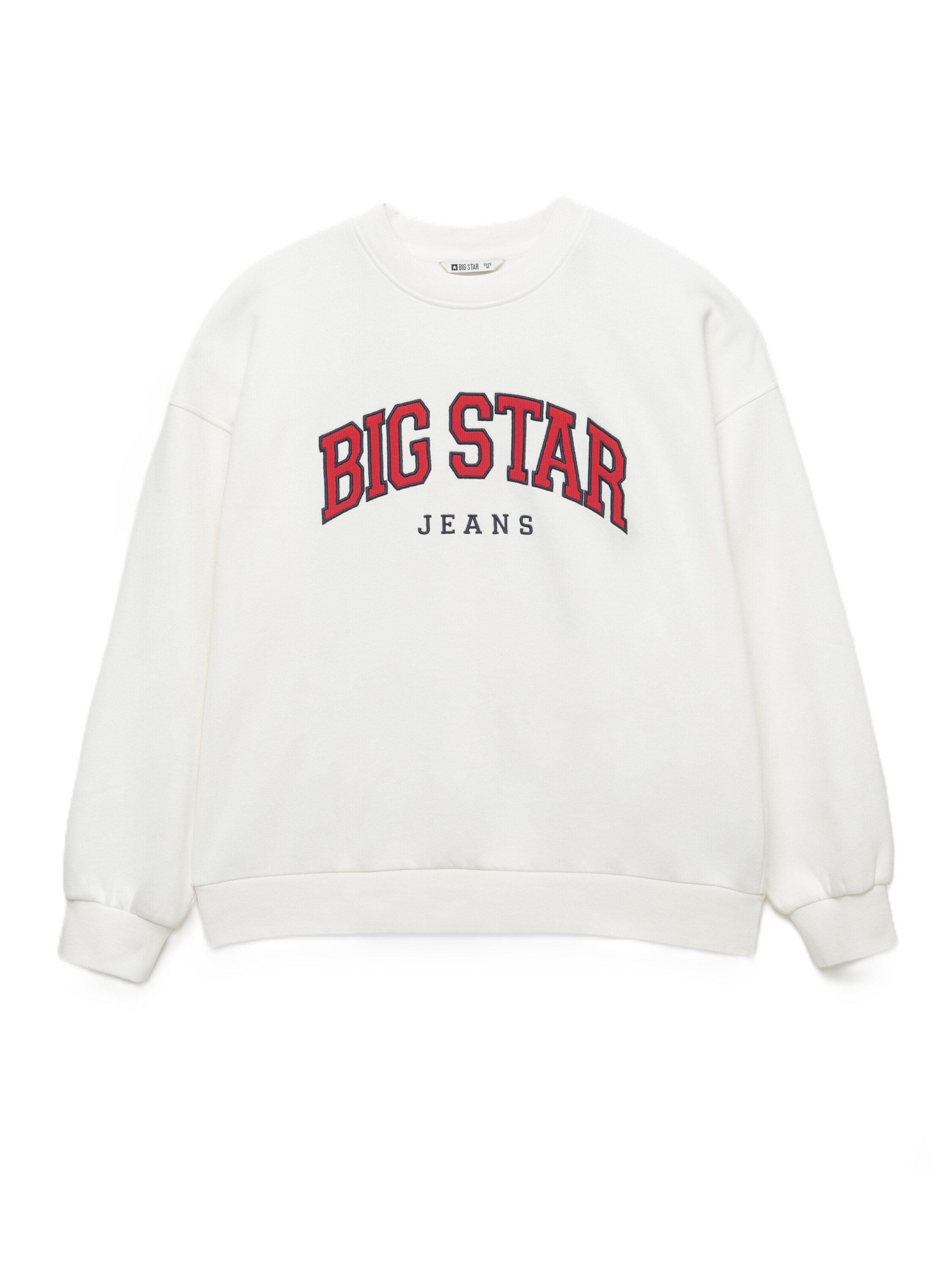 BIG STAR Sweatshirt 'Rubena' in White: front
