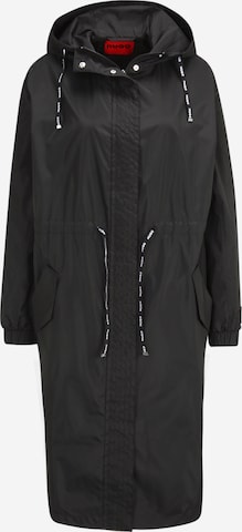 Manteau mi-saison 'Fariselle' HUGO Red en noir : devant