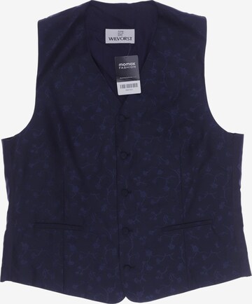 WILVORST Vest in M-L in Blue: front