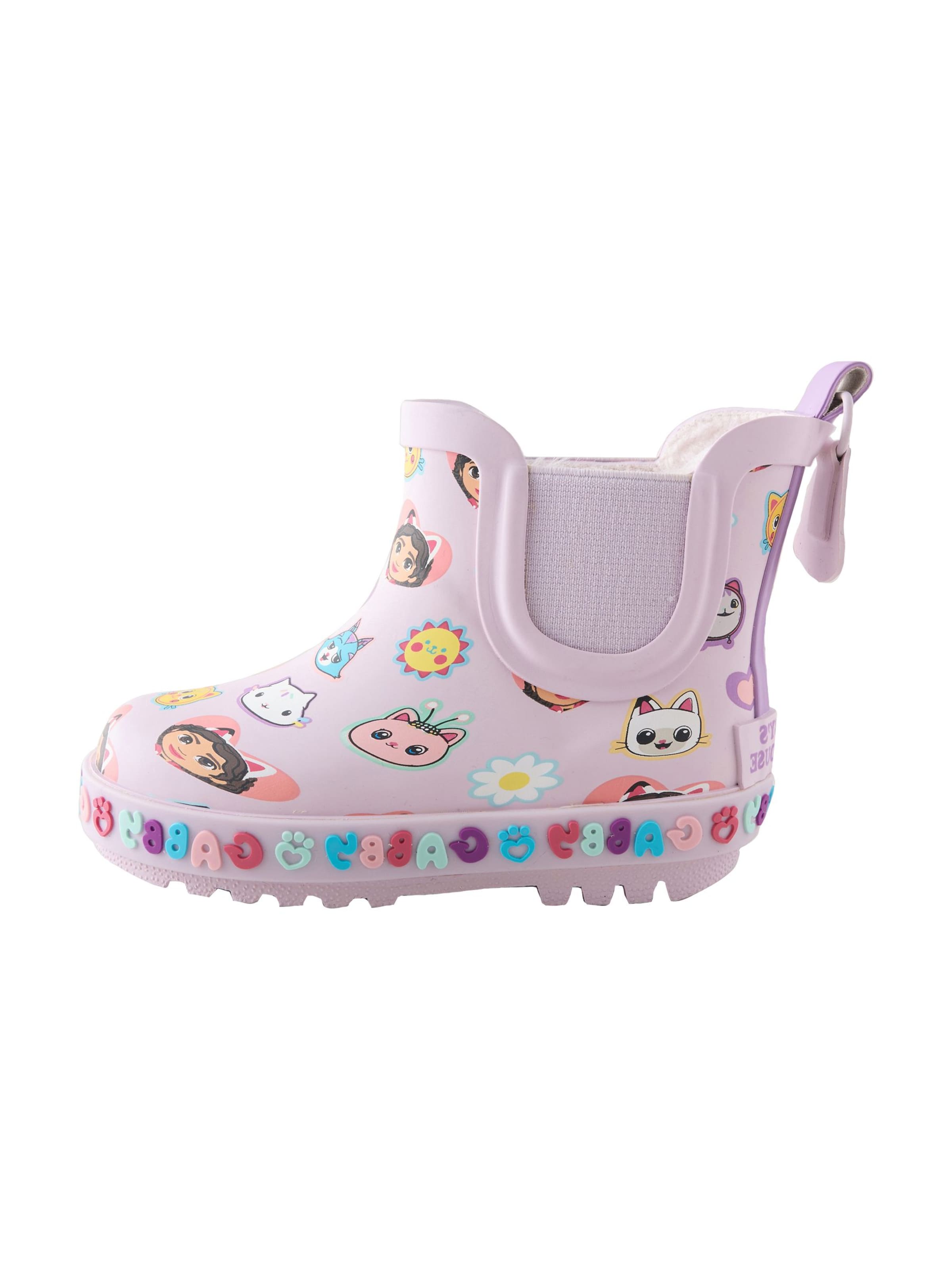Bottes en caoutchouc 'Gabbys Dollhouse' Next en violet : devant