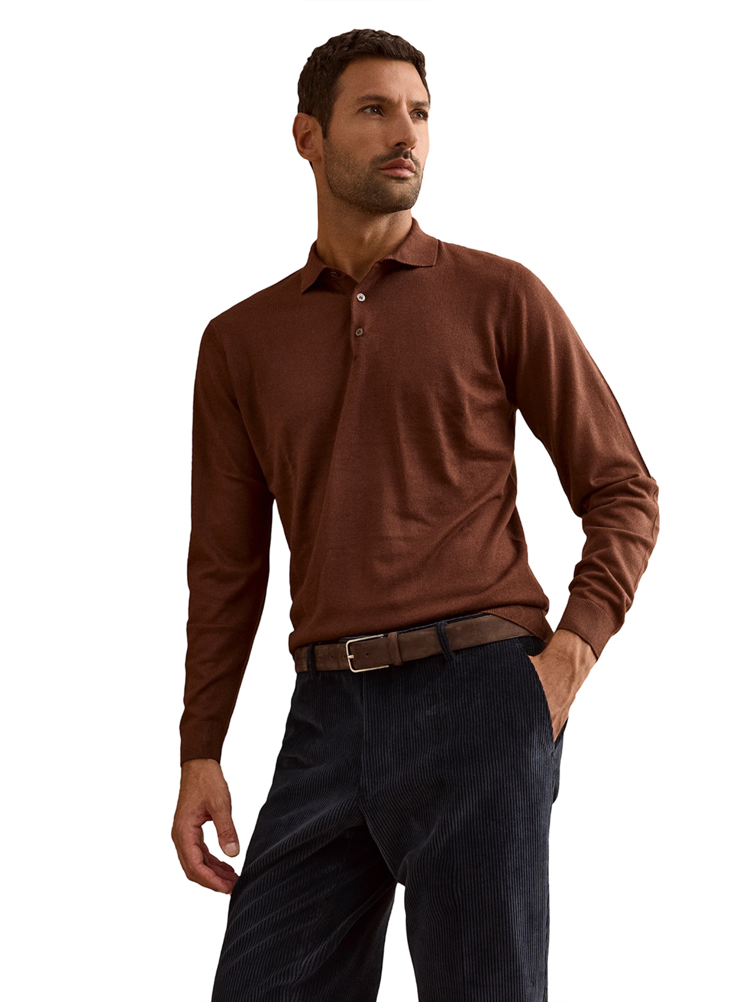 Vestes en maille Il Lanificio en marron