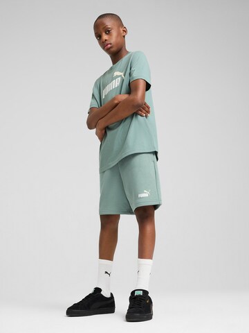 PUMA Μπλουζάκι 'Essentials No.1' σε πράσινο