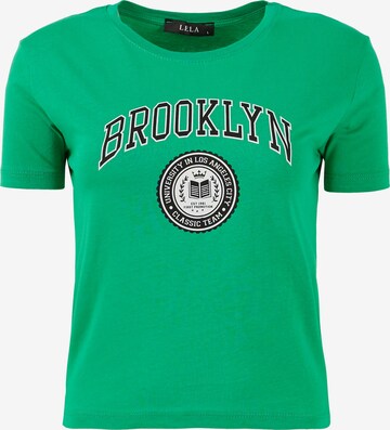 LELA Shirt in Groen: voorkant