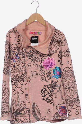 Desigual Sweatshirt & Zip-Up Hoodie in L in Pink: front
