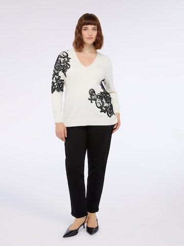 Fiorella Rubino Slimfit Broek in Zwart