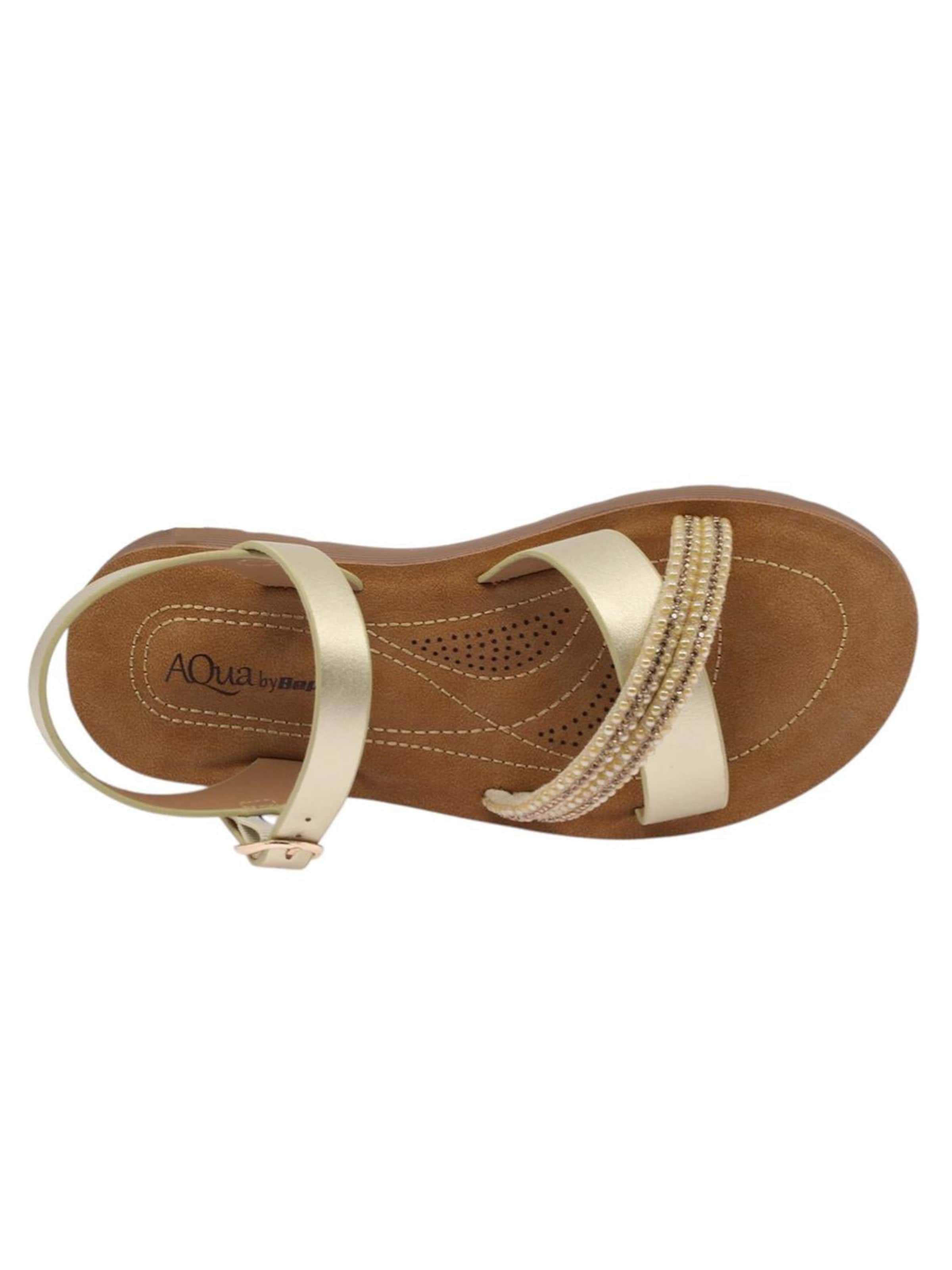 Sandales Beppi en or