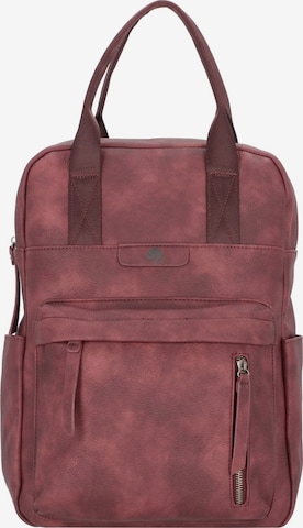 GREENBURRY Backpack 'Toni' in Red: front