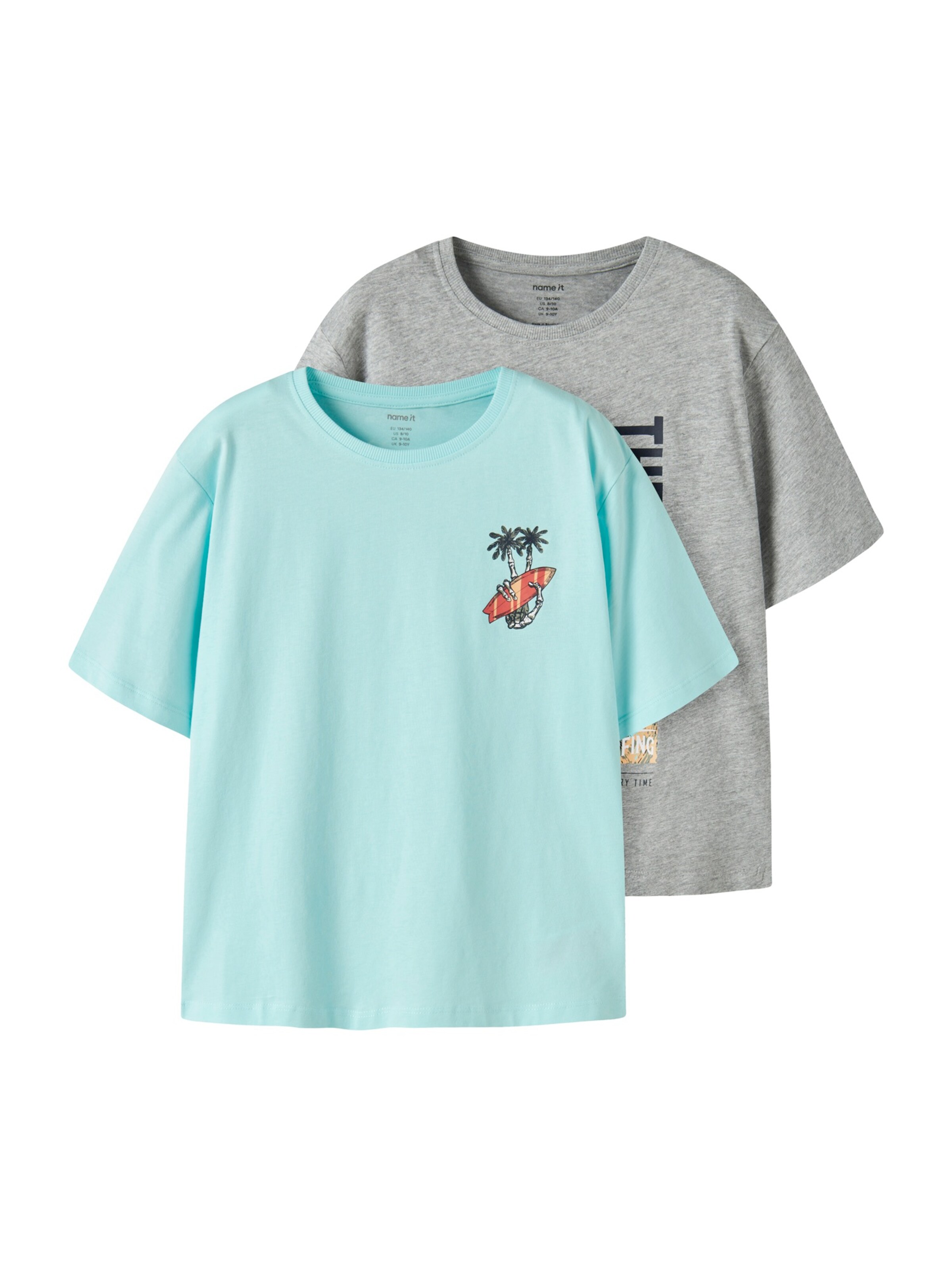 NAME IT Póló 'NKMVAGNO' - kék: elől