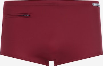 wavebreaker Swim Trunks in Red: front