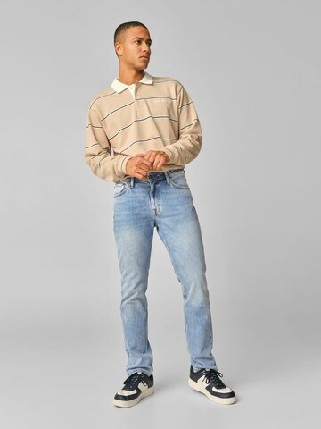 JACK & JONES Slimfit Jeansy 'Clark' w kolorze niebieski