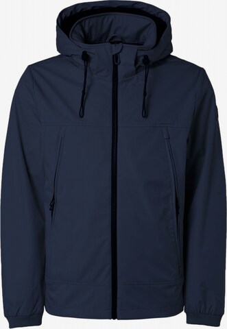 No Excess Performance Jacket in Blue: front