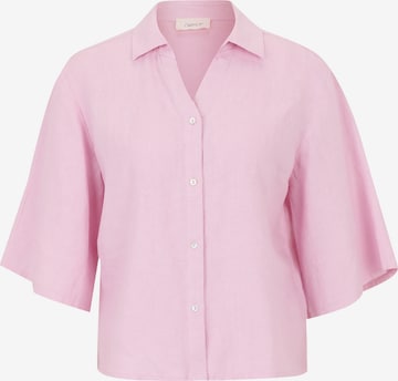 Cartoon Bluse in Pink: Vorderseite
