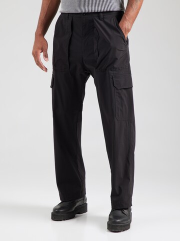 DRYKORN Regular Cargo Pants 'JAPENO 10' in Black: front