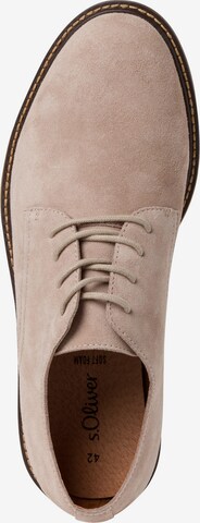 s.Oliver Schnürschuh in Beige