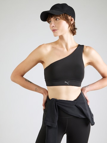 Bustier Soutien-gorge de sport 'PWRSHAPE' PUMA en noir : devant