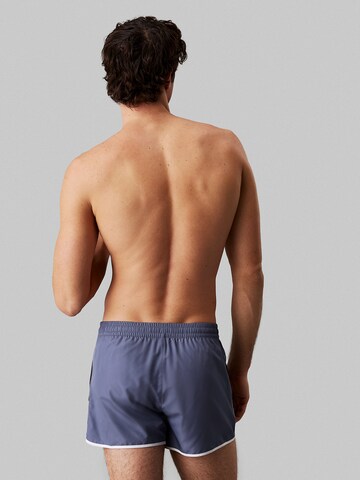 Shorts de bain Calvin Klein Swimwear en bleu