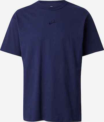 Nike Sportswear T-Shirt 'Premium Essentials' in Blau: Vorderseite