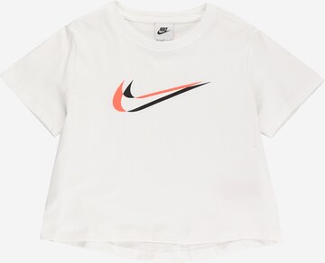 T-Shirt Nike Sportswear en blanc : devant