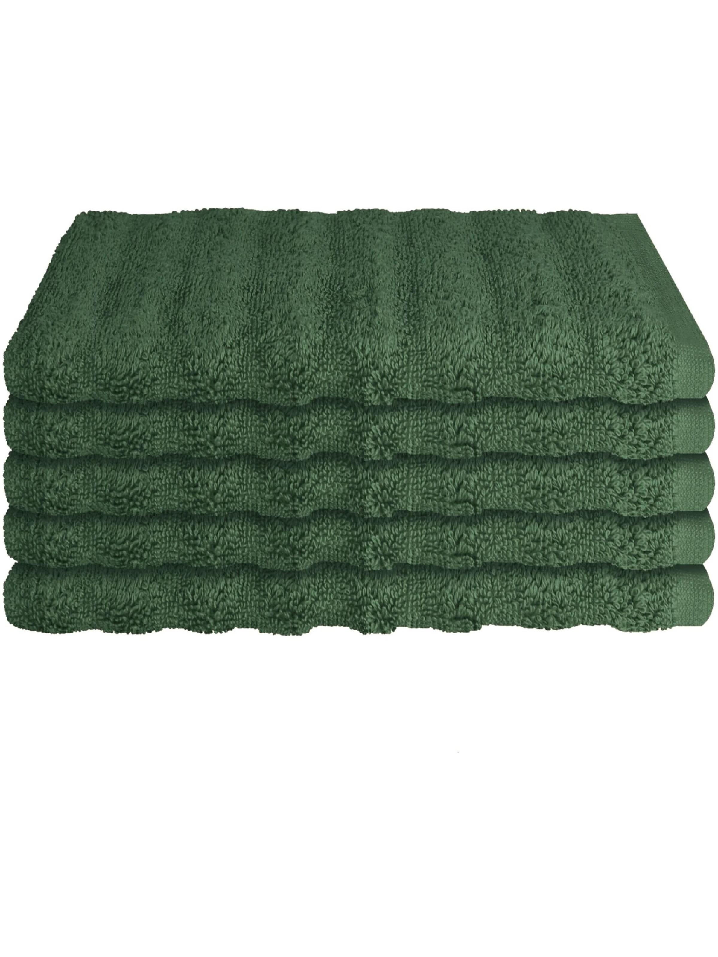 SCHIESSER Towel 'Gästetuchset Neapel' in Green: front