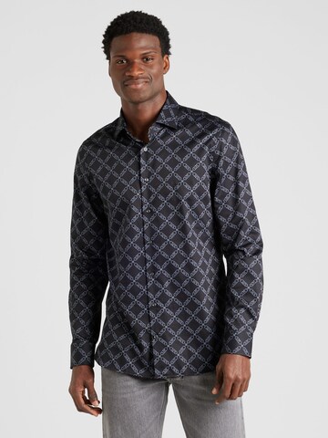 Michael Kors Regular fit Button Up Shirt 'EMPIRE' in Black: front