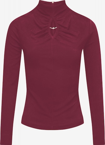 T-shirt Salsa Jeans en rouge : devant