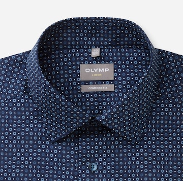 OLYMP Comfort fit Button Up Shirt in Blue