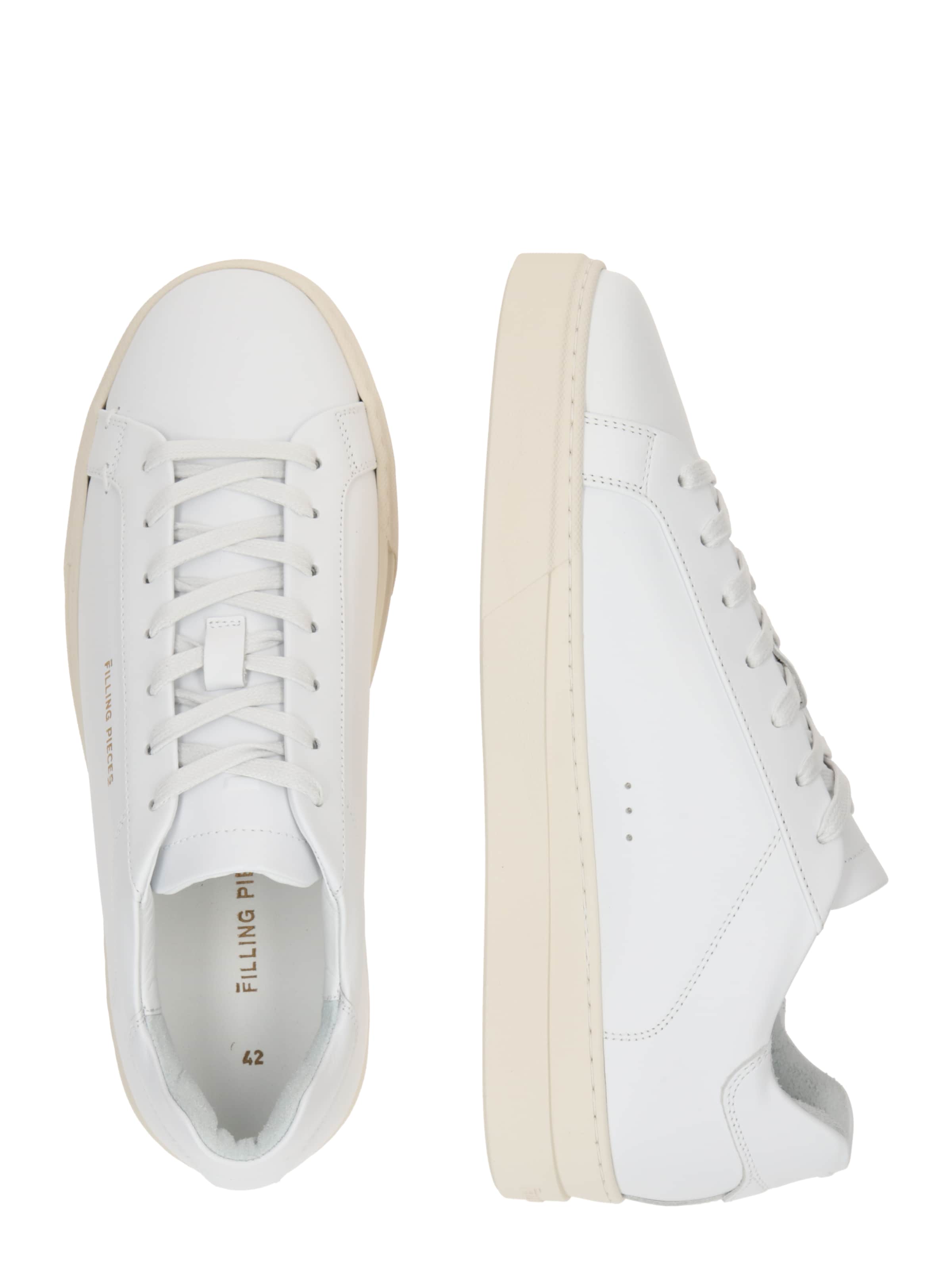 Baskets basses 'Tiebreak Core' Filling Pieces en blanc