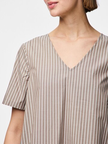 Robe 'PCPenny' PIECES en beige