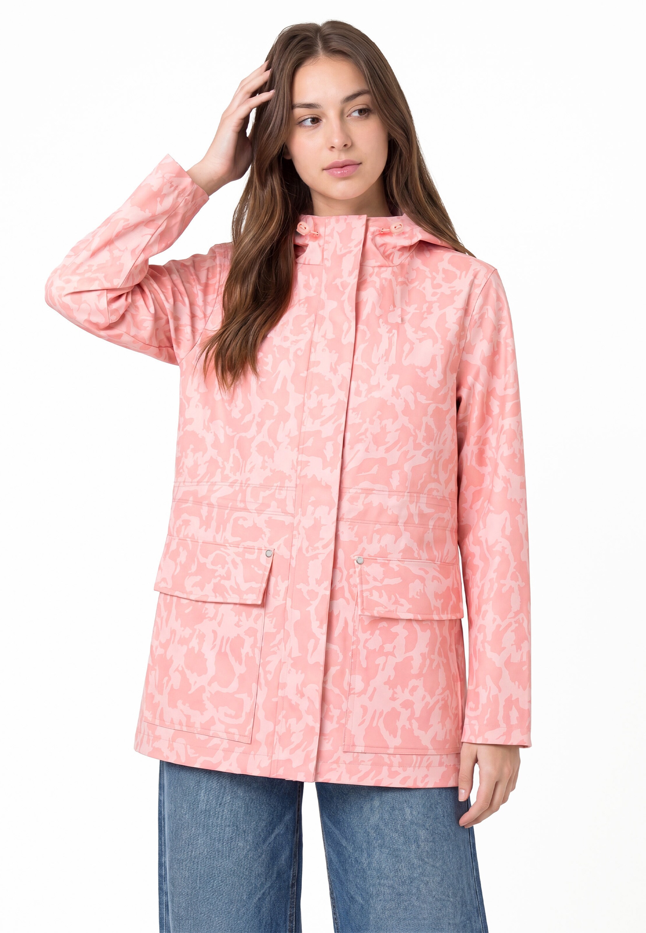 keepsudry Functionele jas in Roze: voorkant