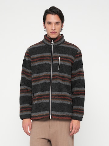 Barbour Fleecejacke in Schwarz: Vorderseite