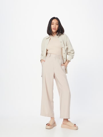 ABOUT YOU Wide Leg Hose 'Valentine' in Beige