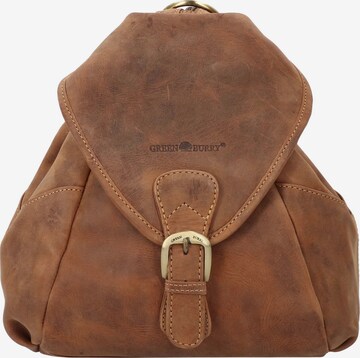 GREENBURRY Backpack in Brown: front