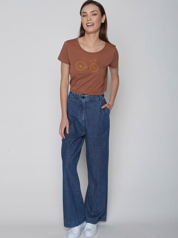GREENBOMB Shirt 'Bike Classic' in Brown
