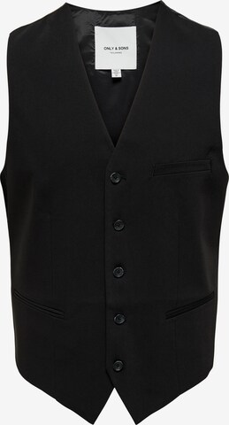 Gilet de costume 'EVE' Only & Sons en noir : devant