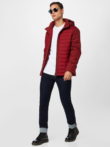 bugatti Between-season jacket 'Freizeit' in Red